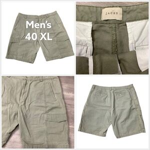 Men's Jachs 40 XL Cargo Hiking Camping Shorts Olive Green Casual Durable